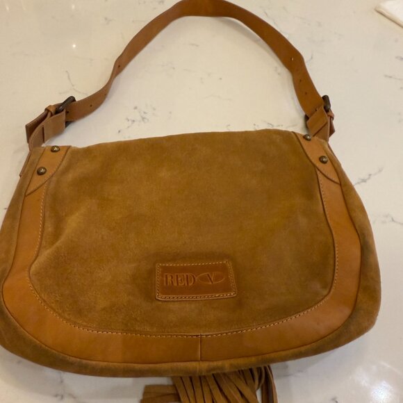 💯 Authentic RED Valentino Designer Crossbody – Tan Studded Bow Detail - Picture 6 of 15